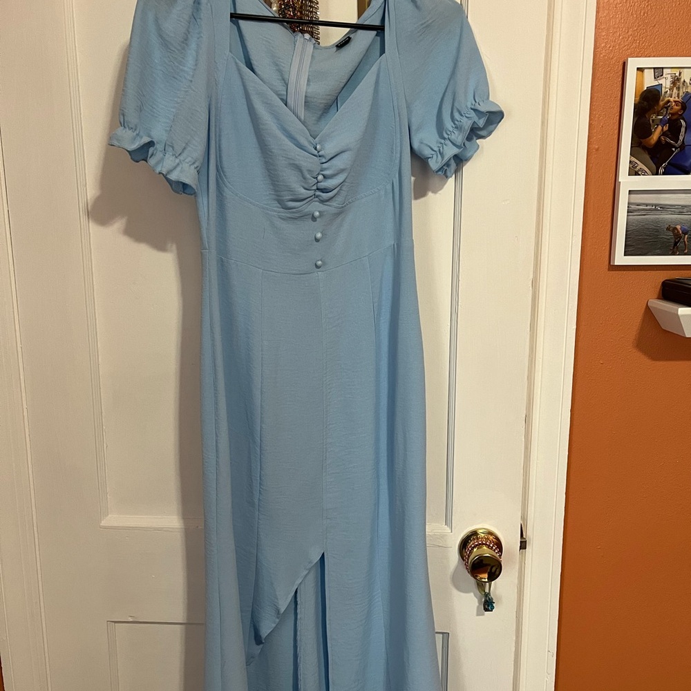 Blue retro dress